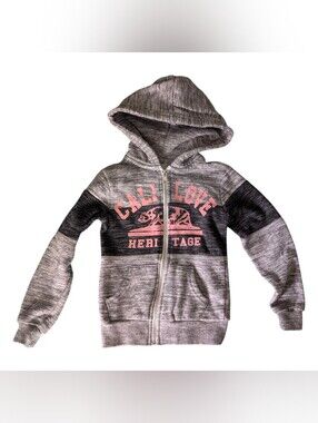 Reflex Grey Hoodie with Pink Graphic Accent